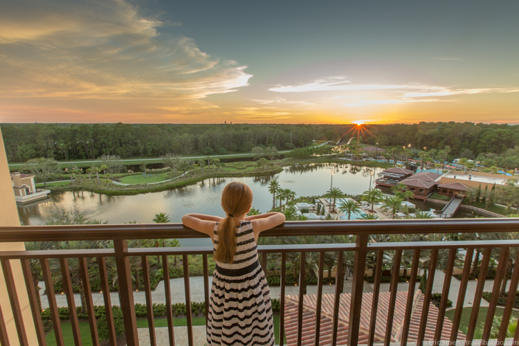 Best Travel 2016 - Sunset from our room at Four Seasons Orlando