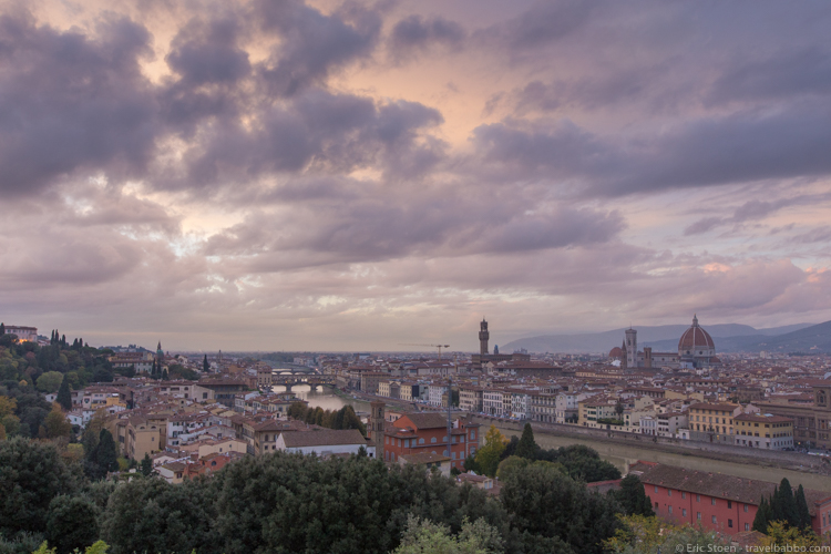 A Week in Florence - Florence from Piazzale Michelangelo