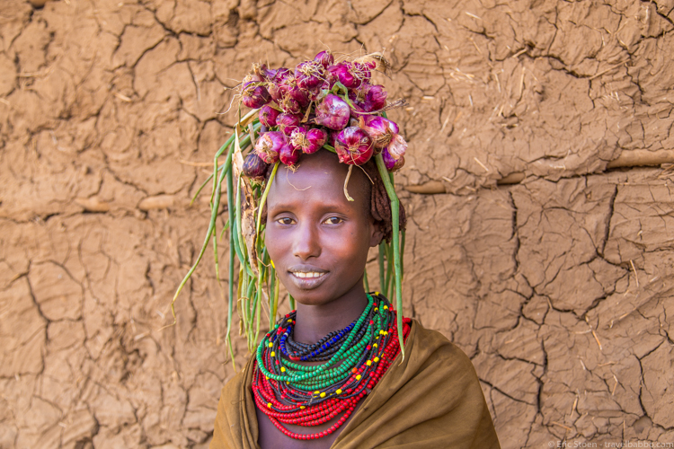 Photo expeditions - A woman in Omorate, Ethiopia 