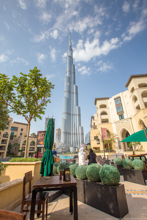 Dubai layover - The Burj Khalifa, the tallest building in the world
