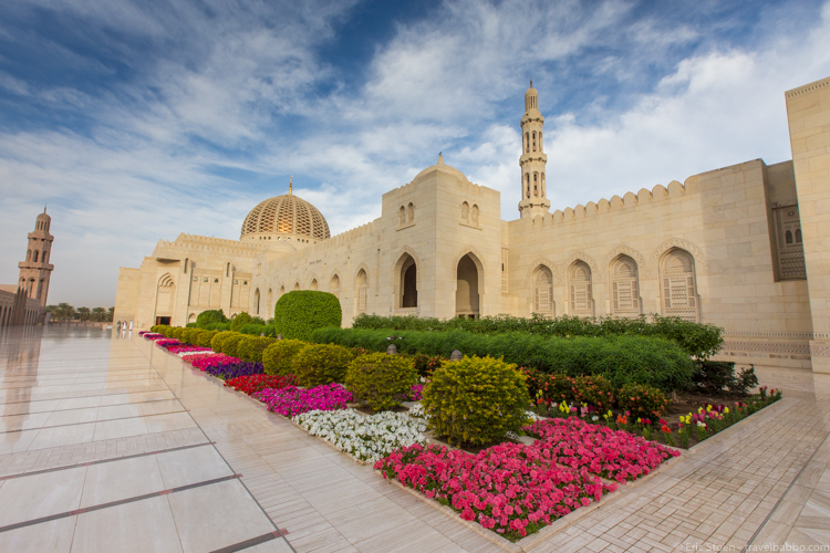 Oman travel - Muscat - Sultan Qaboos Grand Mosque