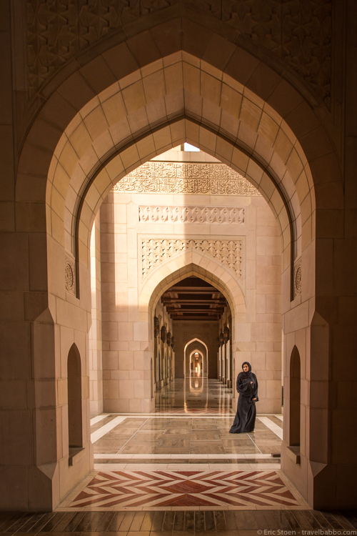 Oman travel - Muscat - Sultan Qaboos Grand Mosque