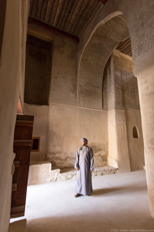 Oman travel - Inside Bahla Fort