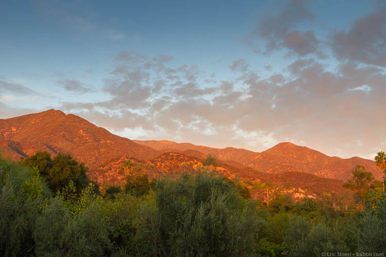 Things to do in Ojai:  Ojai's Pink Moment
