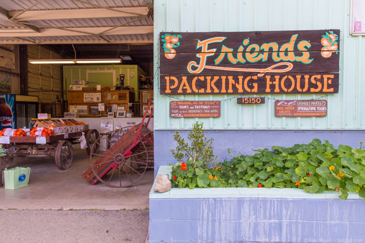 Ojai with kids - The Friend’s Ranch packing house / tasting room in Ojai