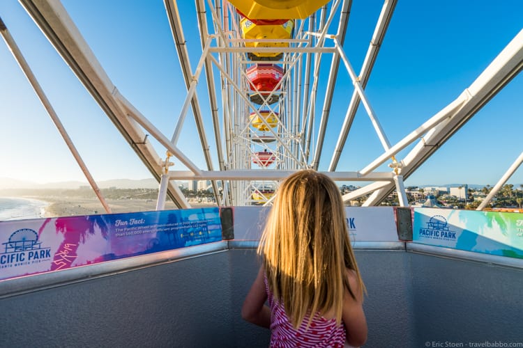 California Road Trip - On the Pacific Wheel - the world's only solar-powered Ferris wheel