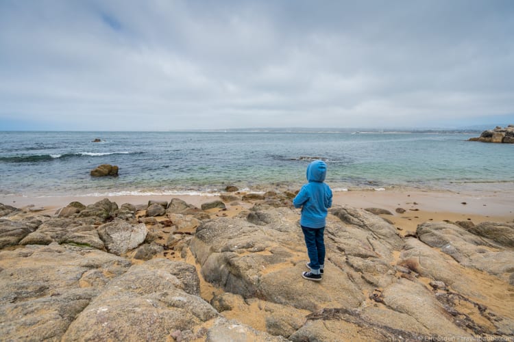 California Road Trip - An overcast day in Monterey, but the beach was still calling! 