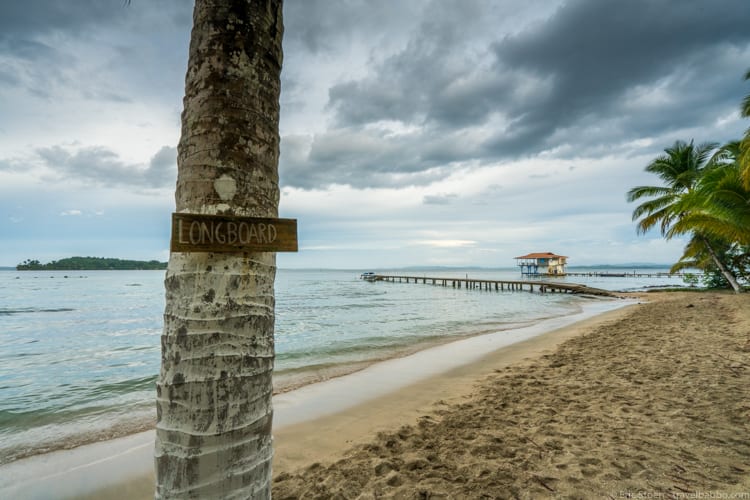 Panama Family Travel - A perfect beach in Bocas del Toro