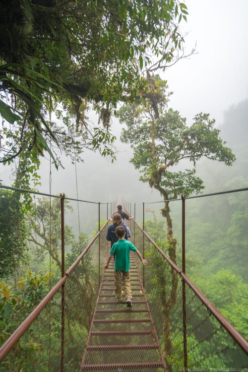 Panama Family Travel - On our Boquete Hanging Bridges hike