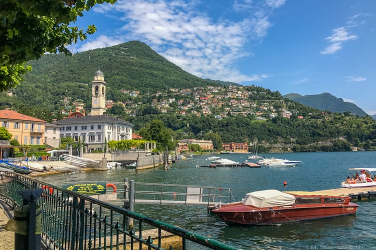 Lake Como with Kids: The cute but boring town of Cernobbio