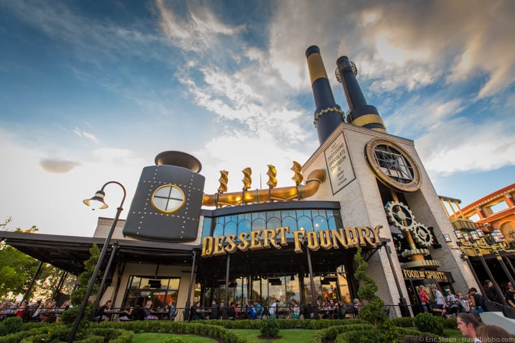 Universal Orlando Tips - The Toothsome Chocolate Emporium and Savory Feast Kitchen