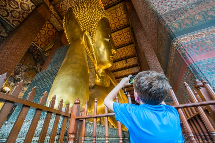 Bangkok layover - The Reclining Buddha