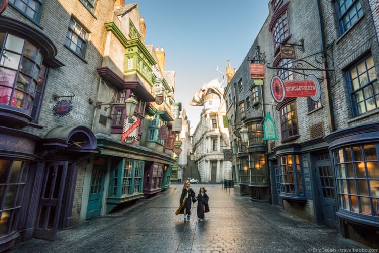 Best vacations for kids - In Diagon Alley at Universal Orlando
