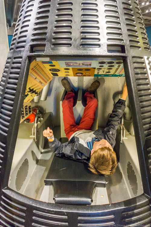 Cleveland with Kids: Learning to control a spacecraft at the NASA Glenn Visitor Center