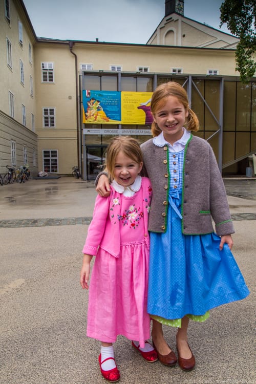 Benefits of traveling with kids: In Salzburg, fitting in at the opera