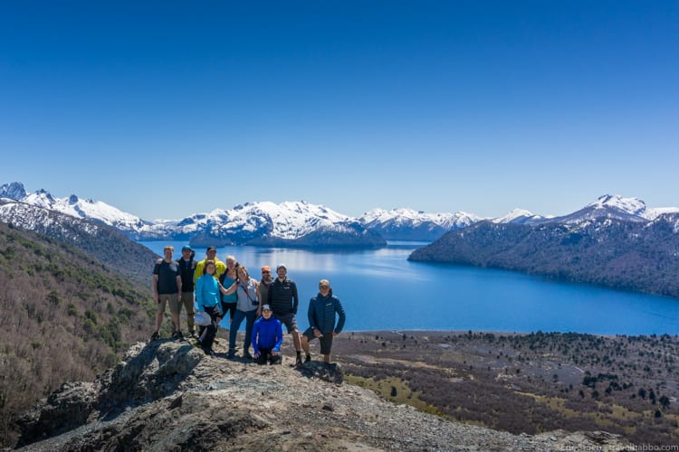 Patagonia Adventure: Group picture after lunch