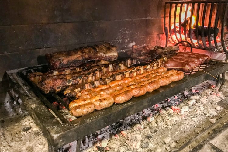 Patagonia Adventure: A very meat-oriented dinner! 