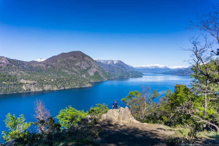 Patagonia Adventure: Lake Lácar from our overlook