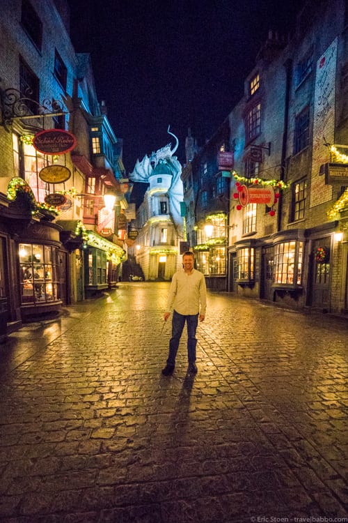 Blundstone Zappos: At Universal Orlando's Wizarding World of Harry Potter with magic wand and Blundstones