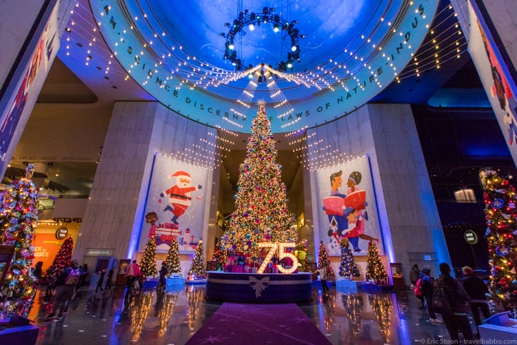 Chicago with kids: Christmas at the Museum of Science and Industry