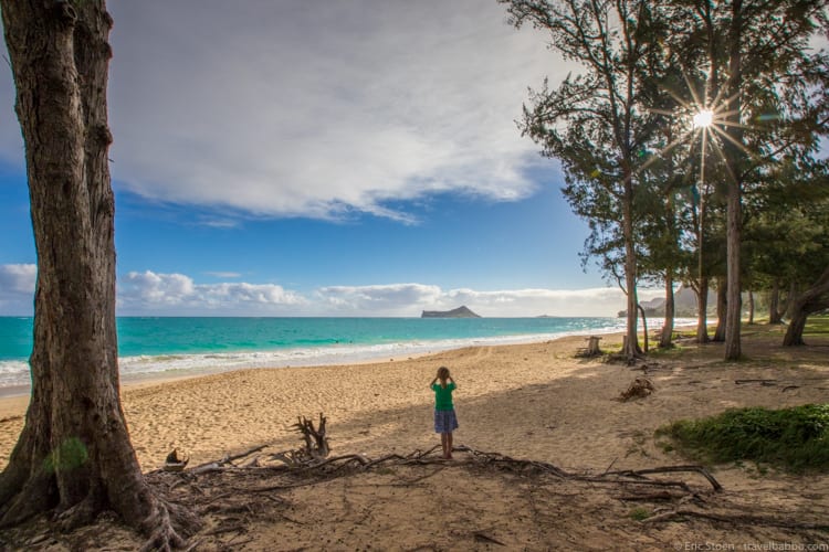 Affordable Hawaii: A stop at Waimanalo Beach
