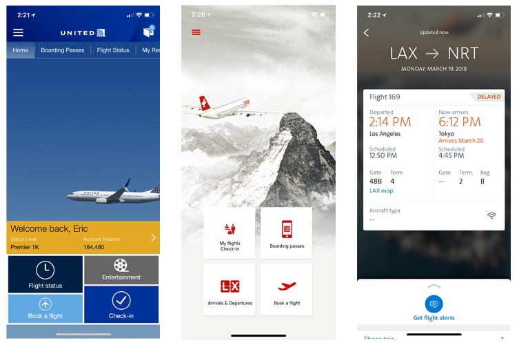 Best travel apps - airlines