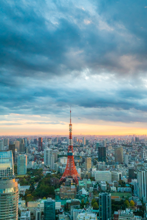 Things to do in Tokyo - Tokyo Tower from the Andaz Tokyo