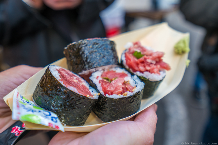 Things to do in Tokyo - Very fresh sushi for lunch! 