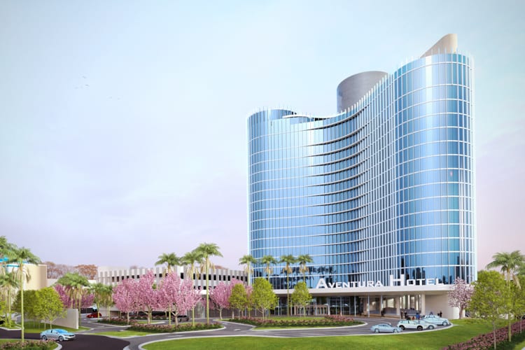 Aventura Hotel. Artist rendering courtesy of Universal Orlando Resort.