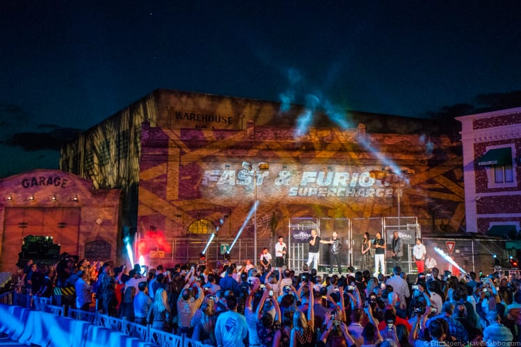Universal Orlando in 2018 - Fast & Furious - Supercharged Opening Celebration