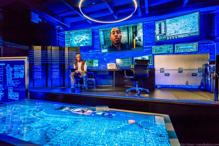 Universal Orlando in 2018: Inside Fast & Furious - Supercharged. The War Room. 