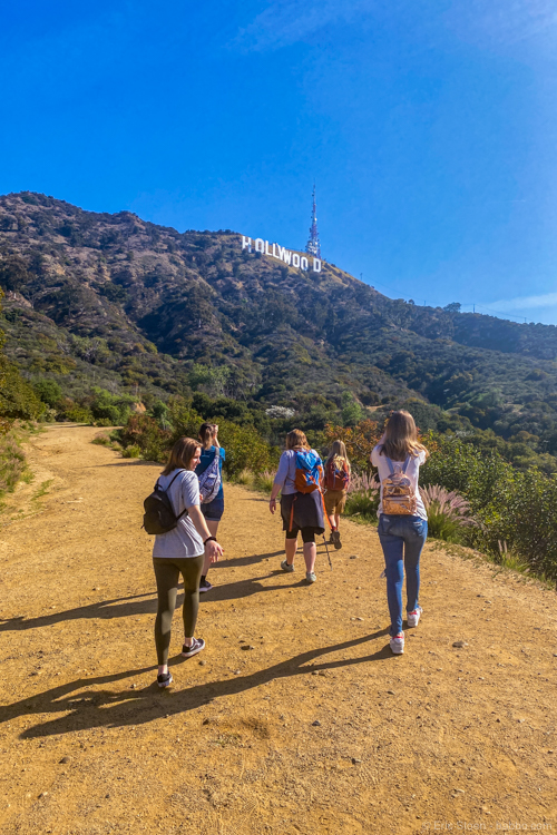 Things to do in LA with kids: Hiking to the Hollywood Sign