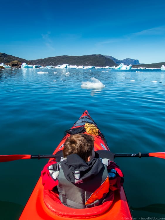 Unplugging in Greenland - Kayaking in Tasiussaq