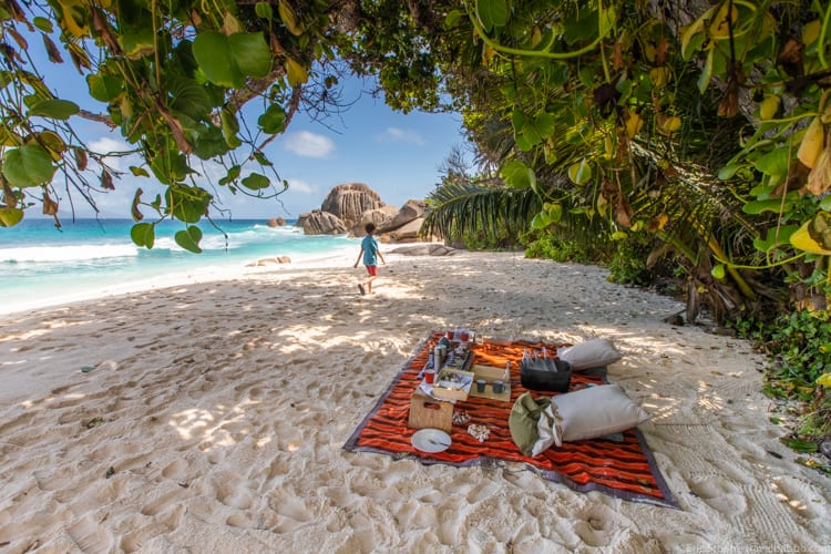 Six Senses Zil Pasyon - A private lunch setup (not ours!) on Grand Anse