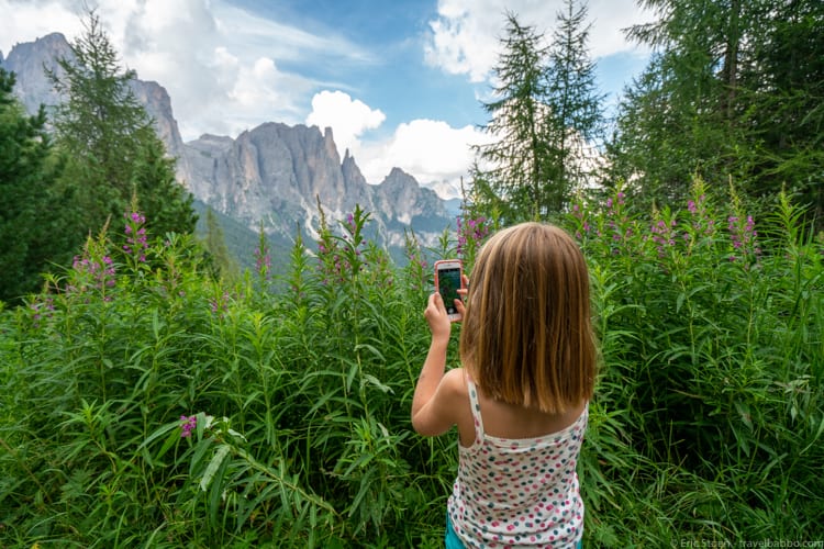 Val di Fassa - Photographing from the hiking viewpoint