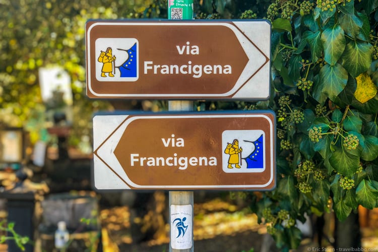 Via Francigena - Along the Via Francigena 