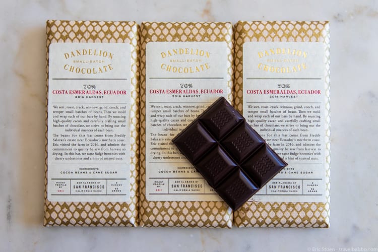 Dandelion chocolate - So good! 