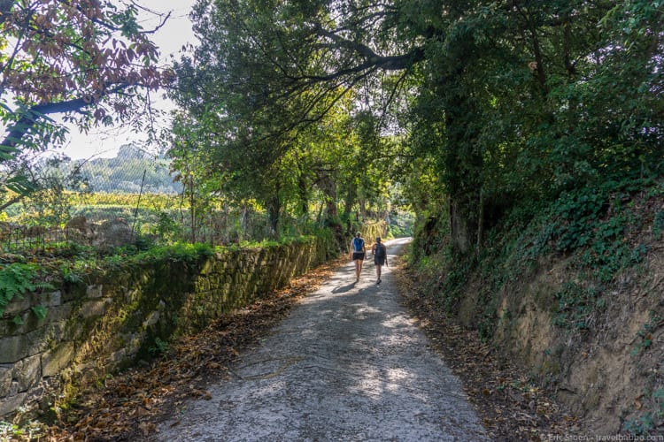 Hiking in Tuscany - Climbing to Montalcino