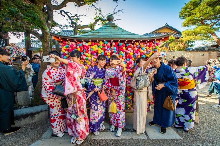 Kyoto with kids - At Kongoji Temple