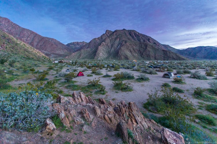 Sunday Blues - Camping in Anza-Borrego Desert State Park