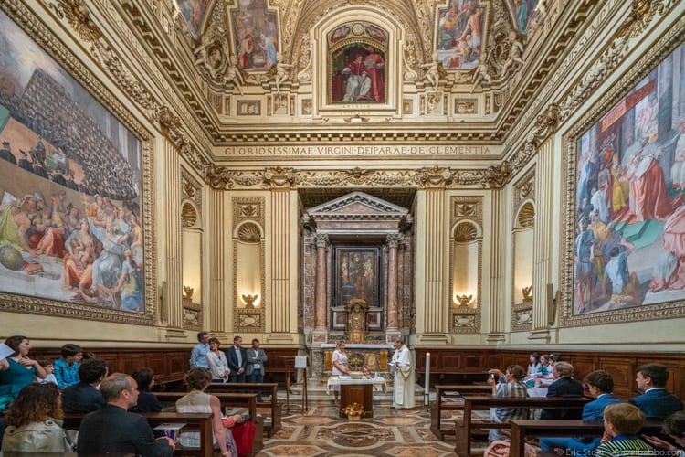 Travel Writer - At our family baptism, in a Vatican chapel