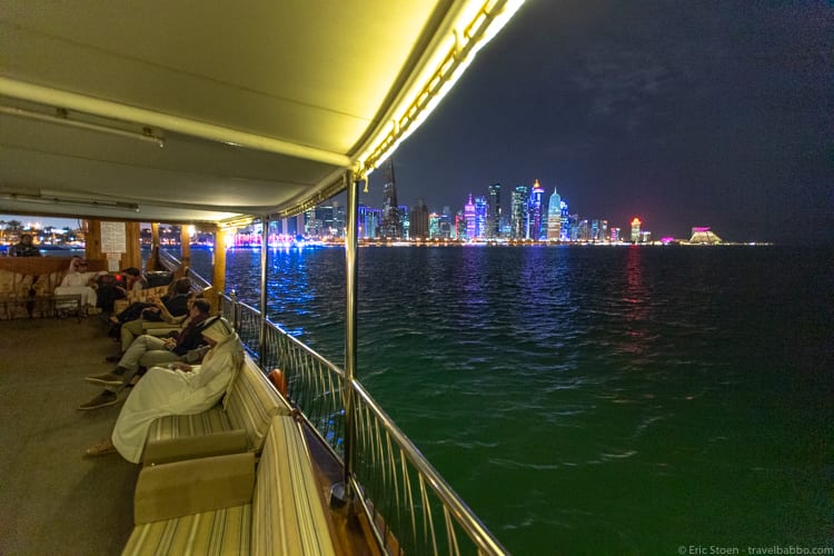 Things to do in Qatar - On board our dhow 