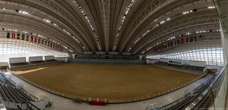 Things to do in Qatar - The smaller arena at Al Shaqab