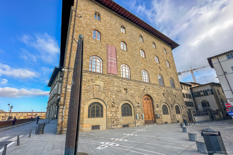 The Galileo Museum, near the Uffizi