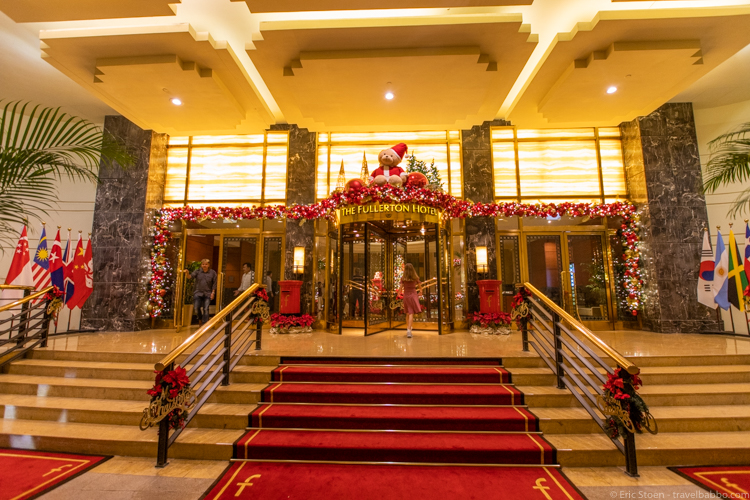 Best hotel in Singapore - The main entrance