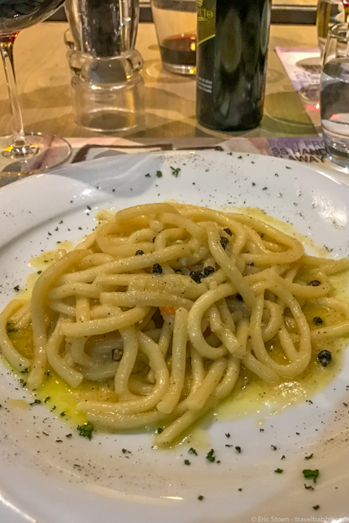 Best restaurants in Florence - Maybe my favorite cacio e pepe ever - at Il Clarinetto