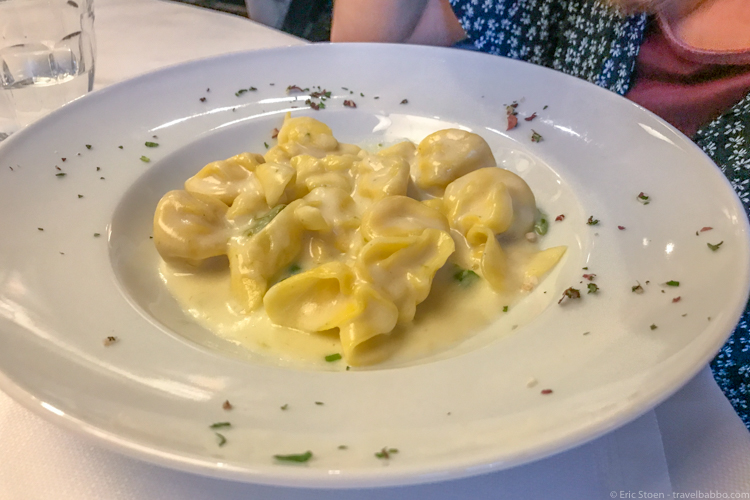 Best restaurants in Florence - The amazing fiocchetti di pera