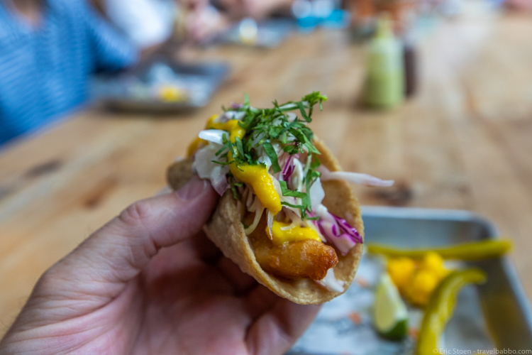 San Miguel de Allende - Tacos from Taco Lab on our Walking Tour with Taste of San Miguel