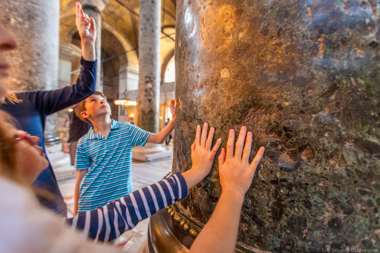Istanbul with Kids - Hands-on History in Hagia Sophia