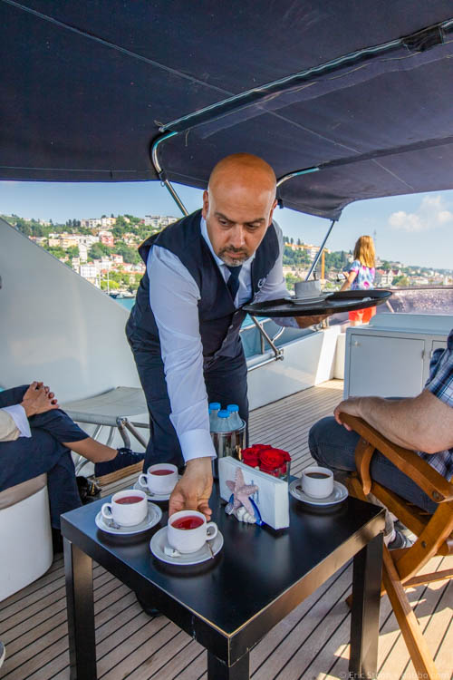Istanbul with Kids - Tea on board